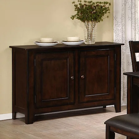 Transitional Serving Table Sideboard